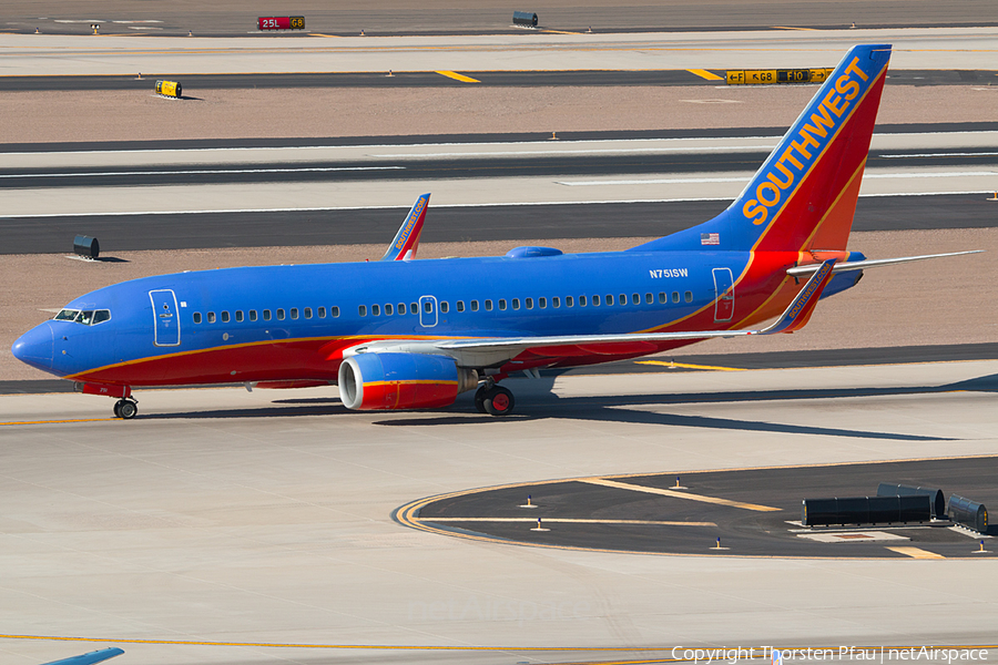 Southwest Airlines Boeing 737-7H4 (N751SW) | Photo 88791