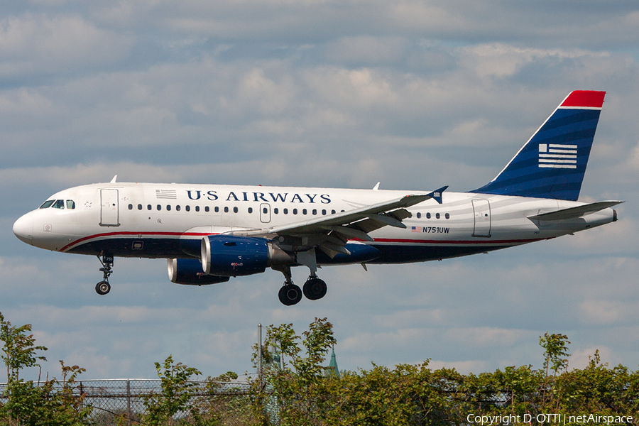 US Airways Airbus A319-112 (N751UW) | Photo 259851