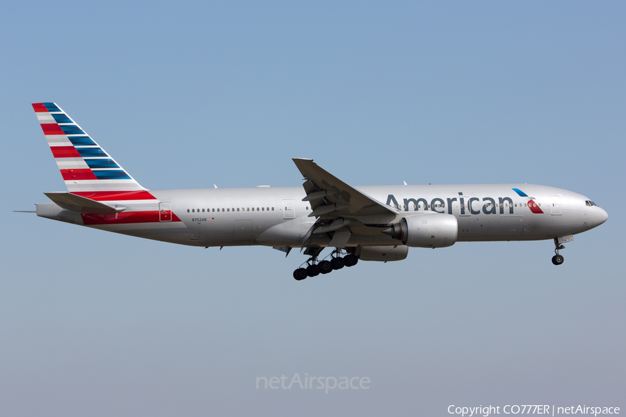 American Airlines Boeing 777-223(ER) (N752AN) | Photo 58602