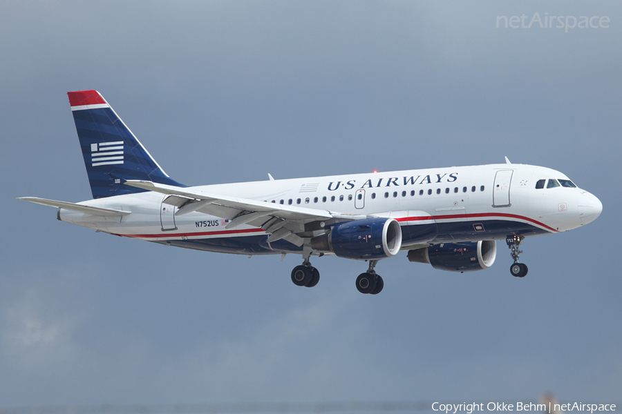 US Airways Airbus A319-112 (N752US) | Photo 53988
