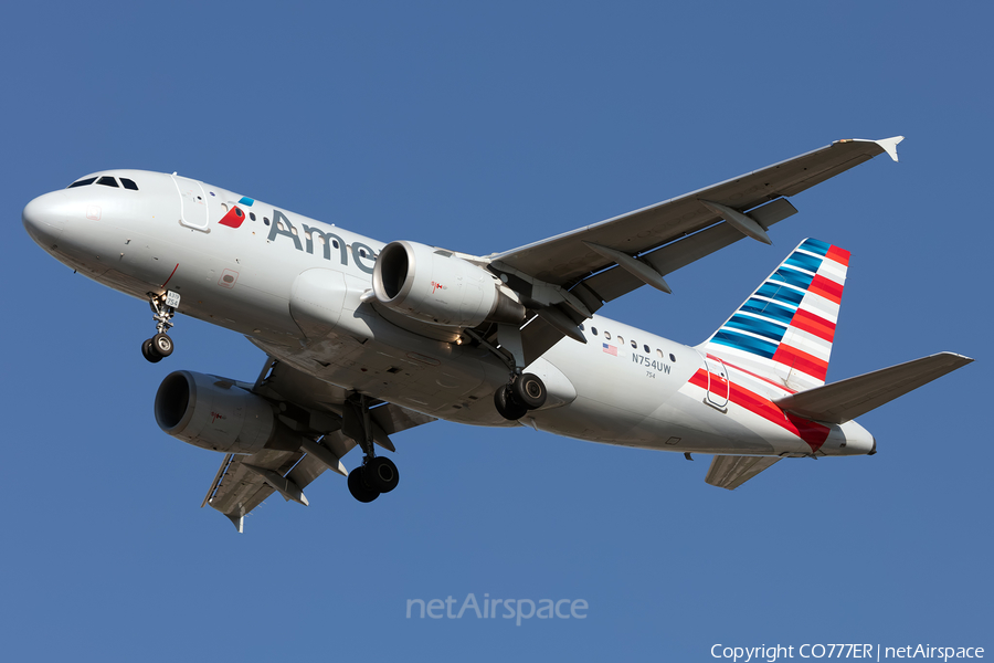 American Airlines Airbus A319-112 (N754UW) | Photo 286235