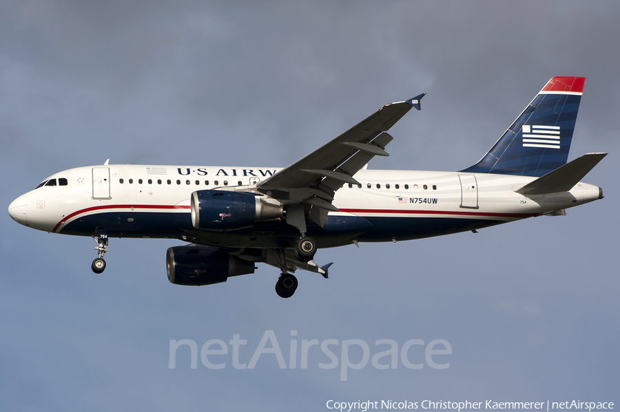 US Airways Airbus A319-112 (N754UW) | Photo 127134