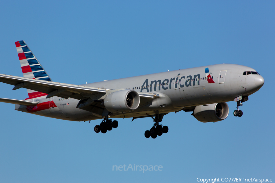 American Airlines Boeing 777-223(ER) (N755AN) | Photo 91513