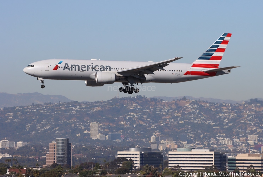 American Airlines Boeing 777-223(ER) (N755AN) | Photo 670472