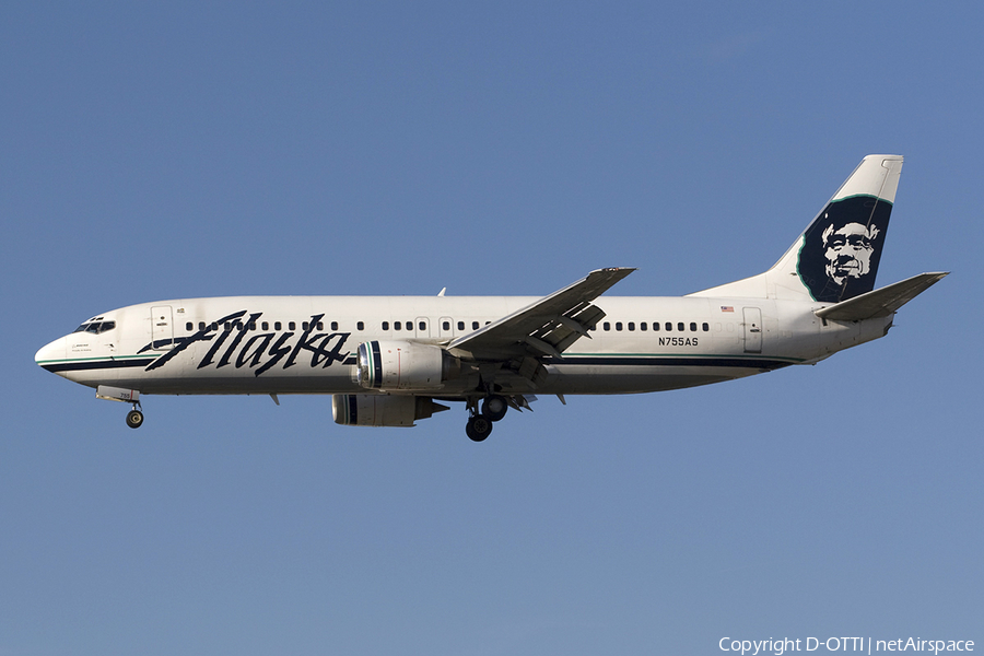 Alaska Airlines Boeing 737-4Q8 (N755AS) | Photo 279931