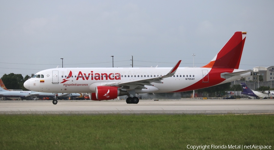 Avianca Airbus A320-214 (N755AV) | Photo 351312