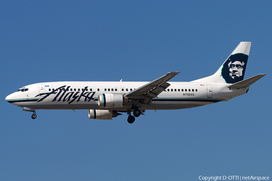 Alaska Airlines Boeing 737-4Q8 (N756AS) | Photo 182338