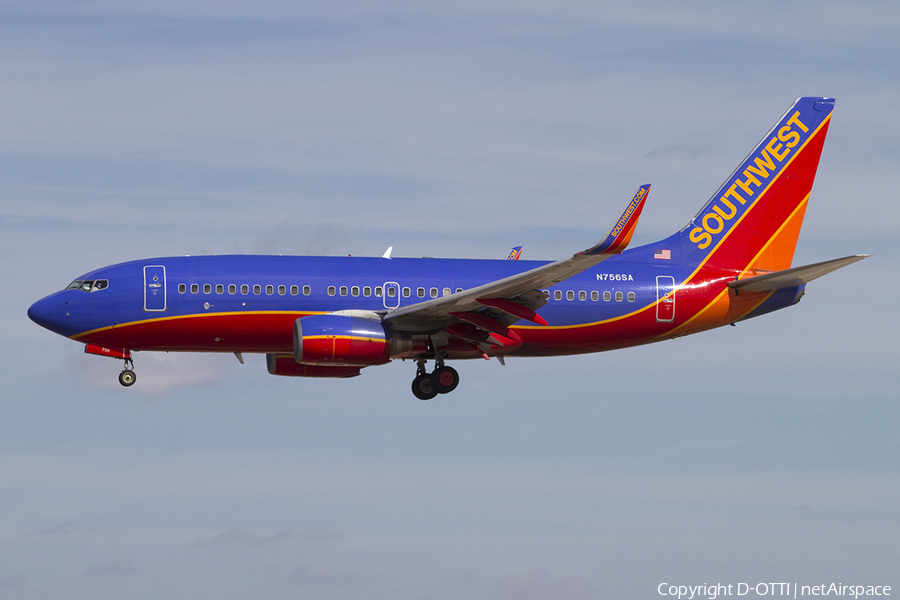 Southwest Airlines Boeing 737-7H4 (N756SA) | Photo 341751