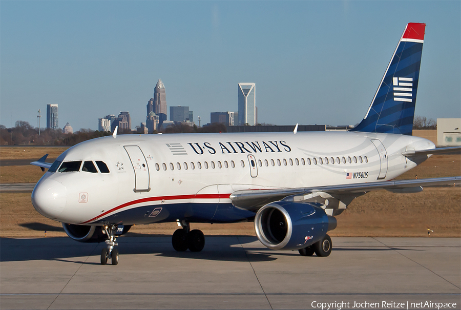 US Airways Airbus A319-112 (N756US) | Photo 22686