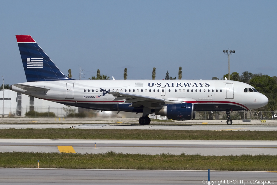 US Airways Airbus A319-112 (N756US) | Photo 430087