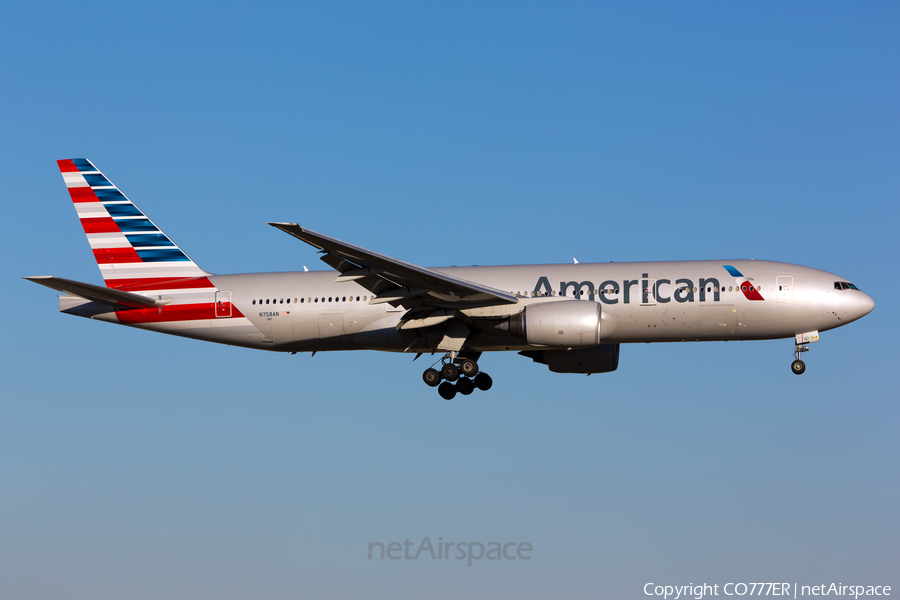 American Airlines Boeing 777-223(ER) (N758AN) | Photo 96374
