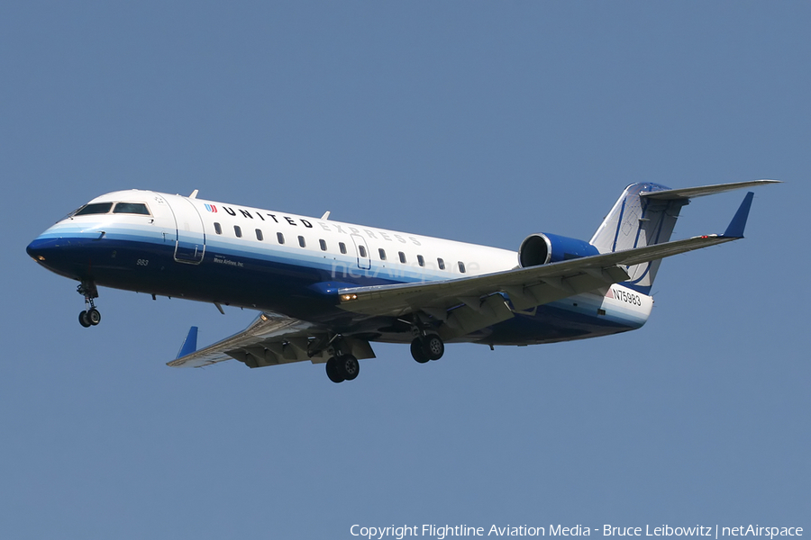 United Express (Mesa Airlines) Bombardier CRJ-200ER (N75983) | Photo 150721