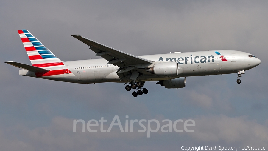 American Airlines Boeing 777-223(ER) (N759AN) | Photo 182381