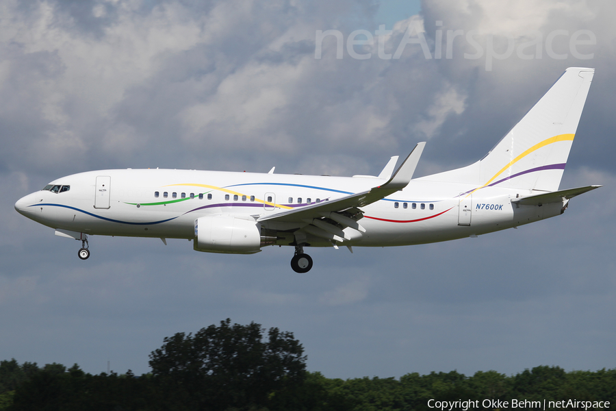 (Private) Boeing 737-7BC(BBJ) (N7600K) | Photo 165650
