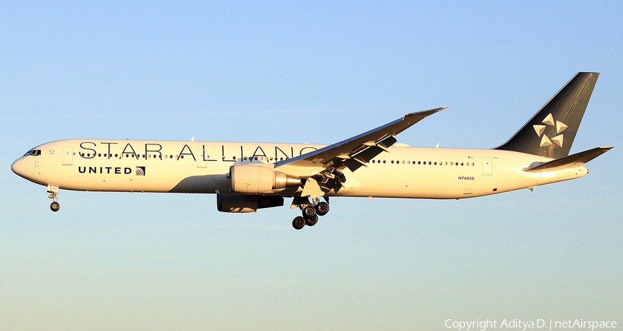 United Airlines Boeing 767-424(ER) (N76055) | Photo 364255