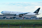 United Airlines Boeing 767-424(ER) (N76055) at  Berlin Brandenburg, Germany