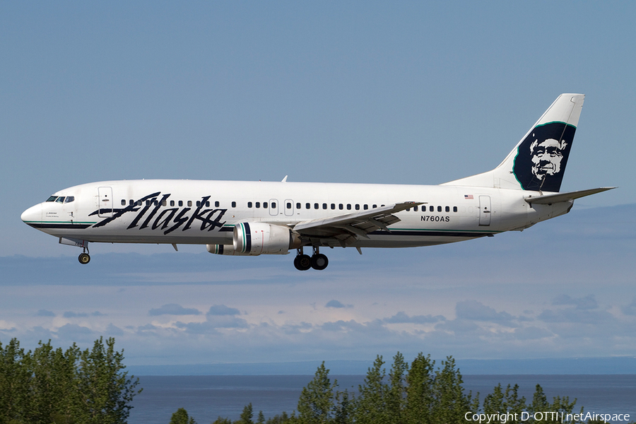 Alaska Airlines Boeing 737-4Q8 (N760AS) | Photo 362580