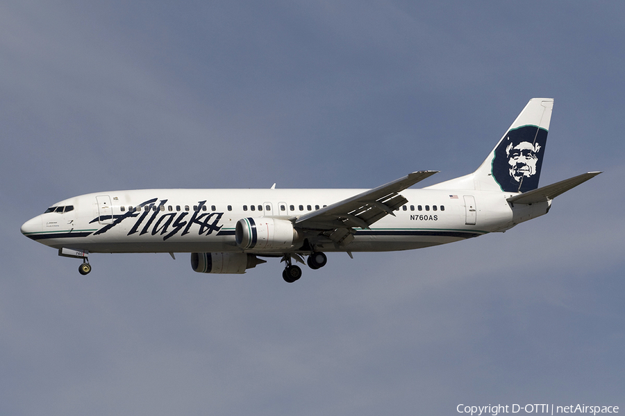 Alaska Airlines Boeing 737-4Q8 (N760AS) | Photo 279765