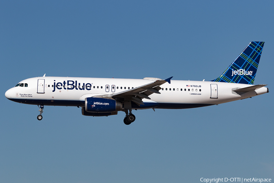 JetBlue Airways Airbus A320-232 (N760JB) | Photo 141502