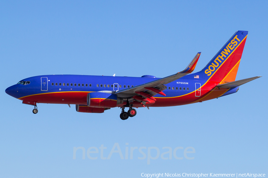 Southwest Airlines Boeing 737-7H4 (N760SW) | Photo 127293