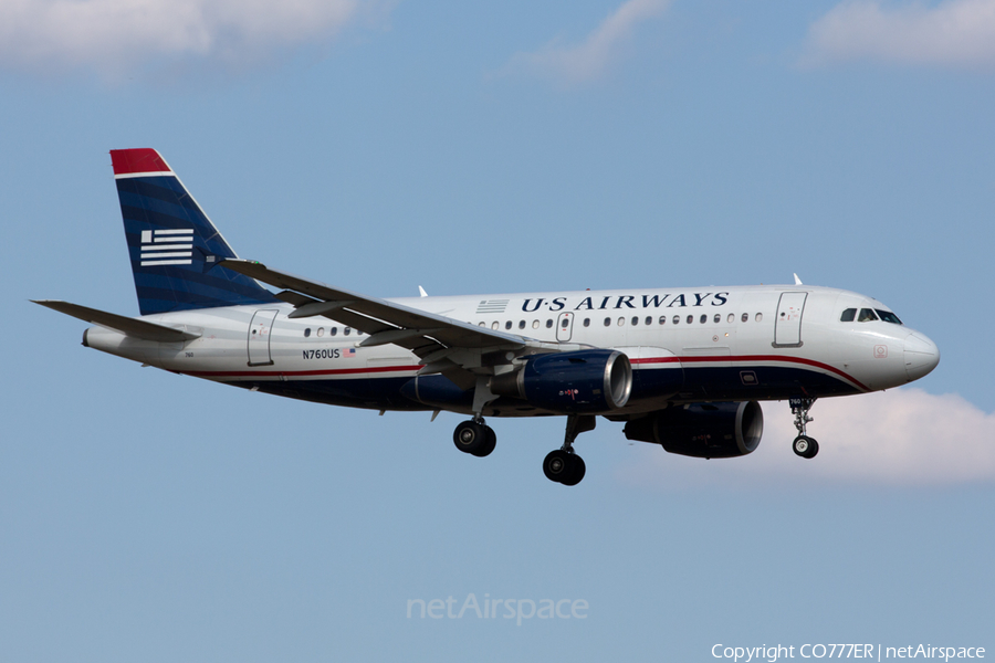 US Airways Airbus A319-112 (N760US) | Photo 56861