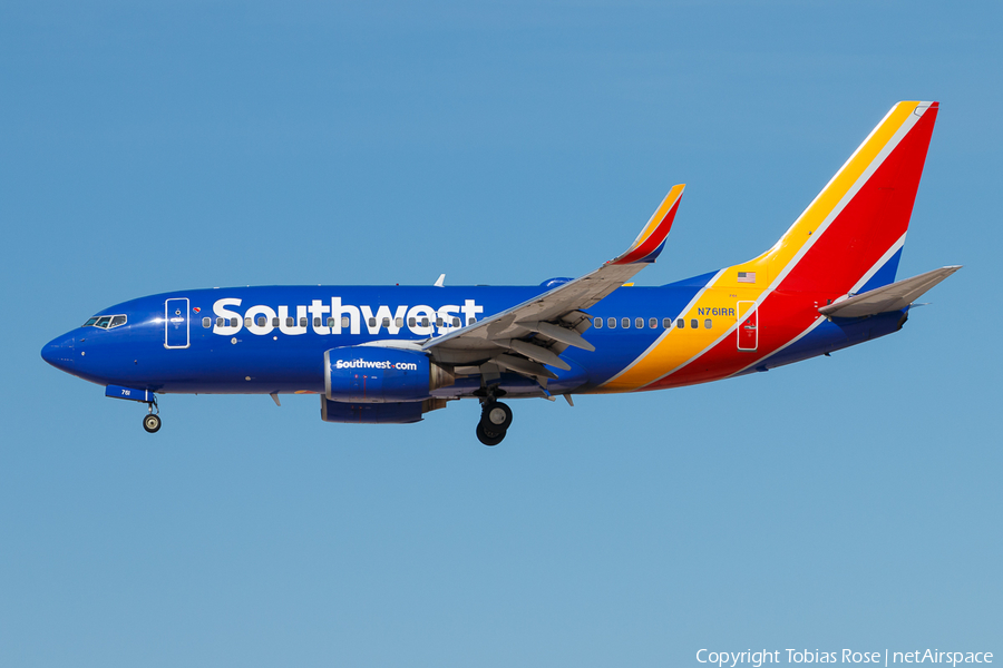 Southwest Airlines Boeing 737-7H4 (N761RR) | Photo 298396