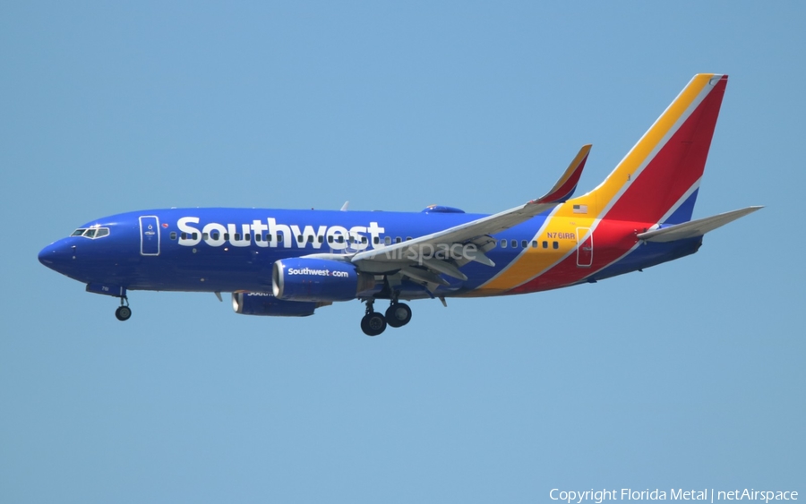 Southwest Airlines Boeing 737-7H4 (N761RR) | Photo 294067