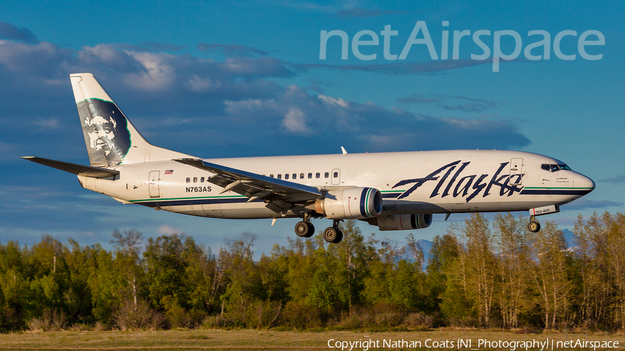 Alaska Airlines Boeing 737-4Q8 (N763AS) | Photo 171207