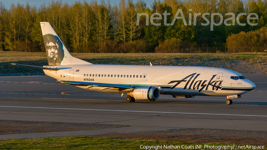 Alaska Airlines Boeing 737-4Q8 (N763AS) | Photo 312998