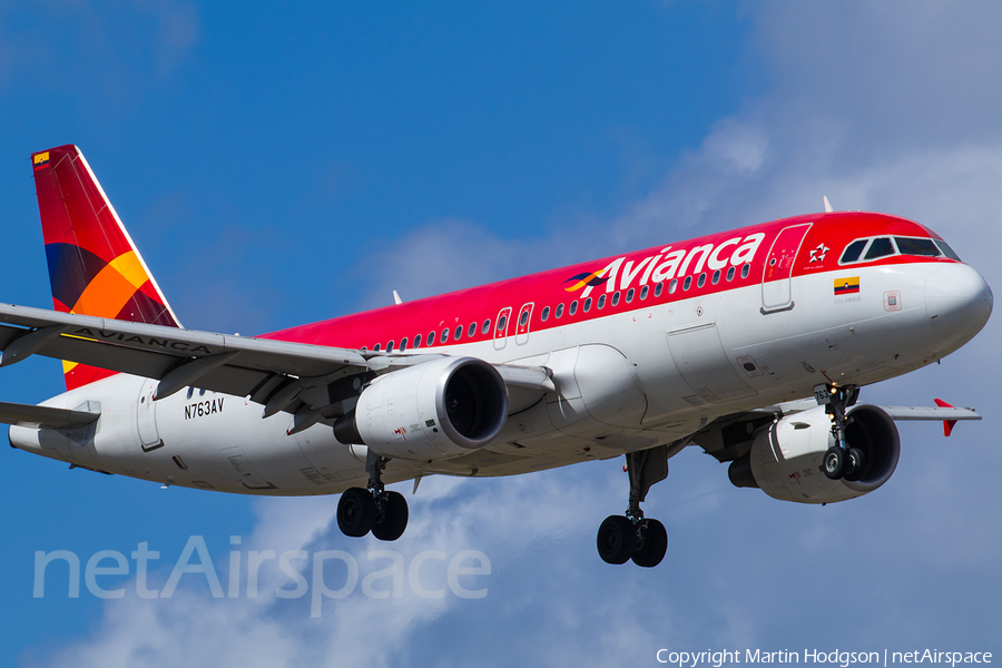 Avianca Airbus A320-214 (N763AV) | Photo 237884