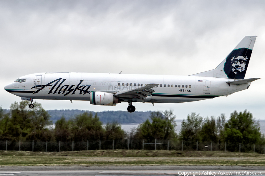 Alaska Airlines Boeing 737-4Q8(C) (N764AS) | Photo 181658