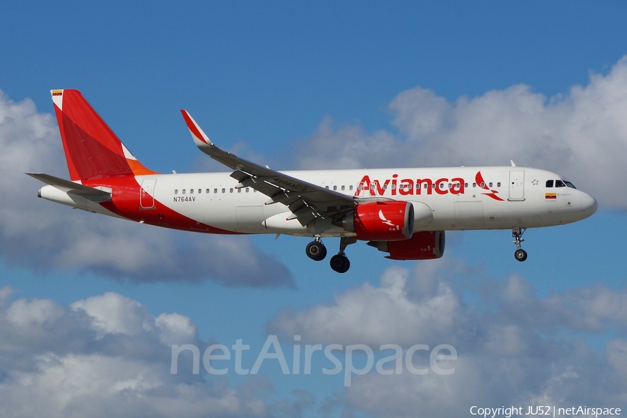 Avianca Airbus A320-251N (N764AV) | Photo 291799
