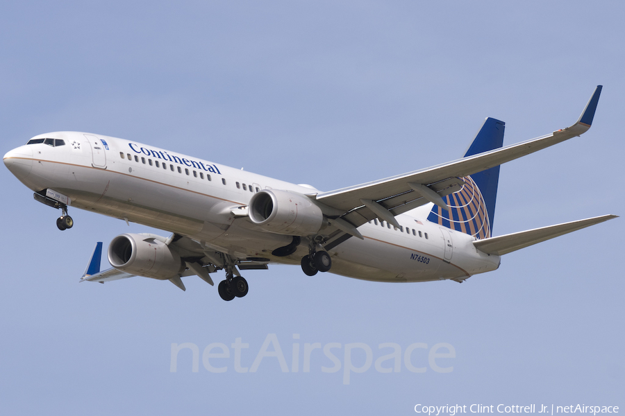 Continental Airlines Boeing 737-824 (N76503) | Photo 41945