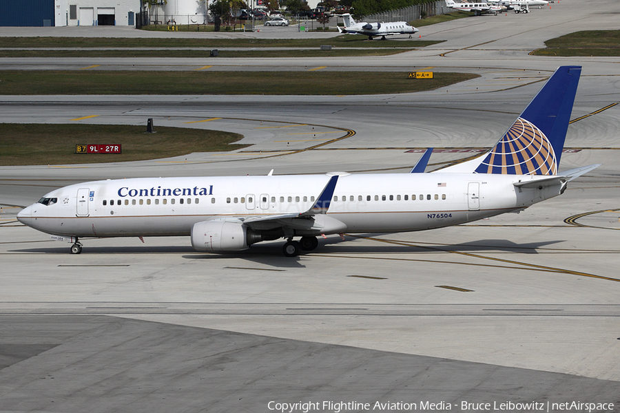 Continental Airlines Boeing 737-824 (N76504) | Photo 86548