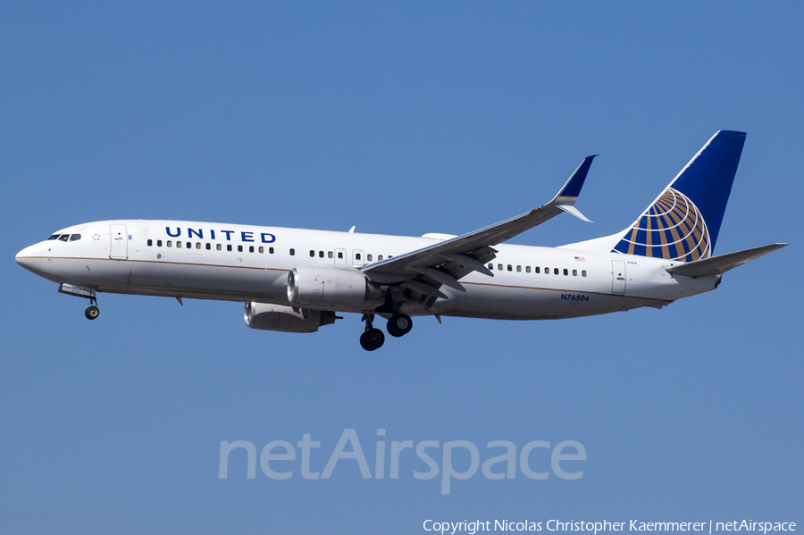 United Airlines Boeing 737-824 (N76504) | Photo 161204