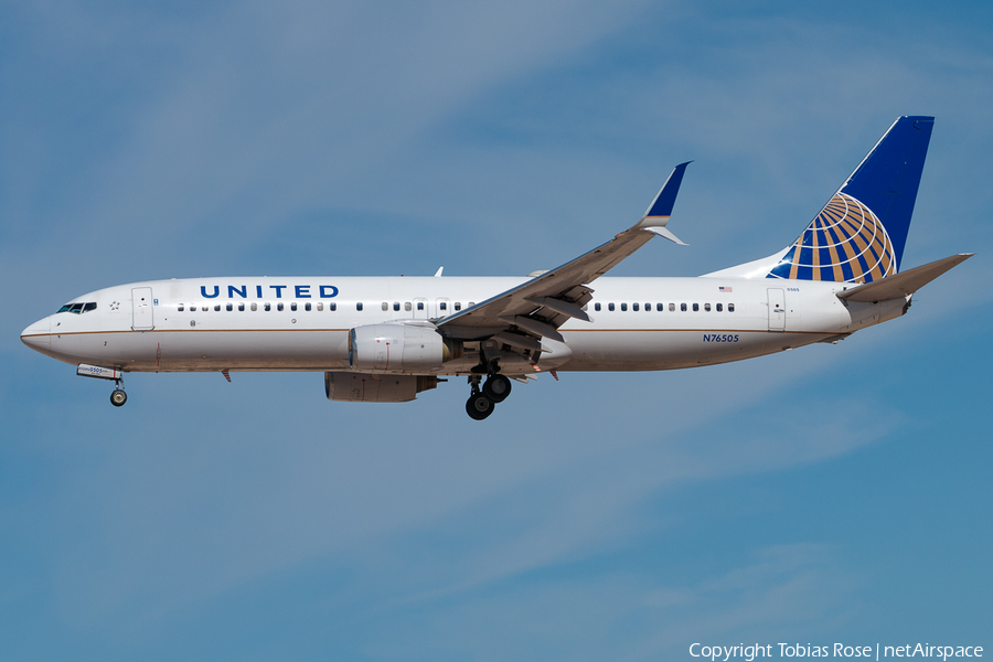 United Airlines Boeing 737-824 (N76505) | Photo 347275