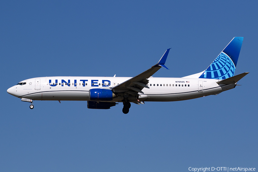 United Airlines Boeing 737-824 (N76505) | Photo 538810