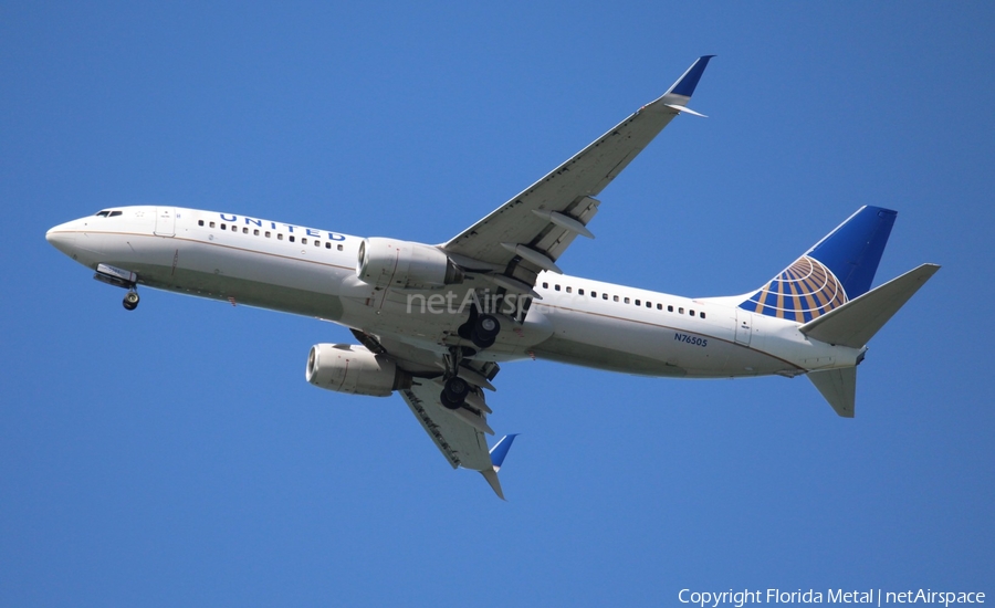 United Airlines Boeing 737-824 (N76505) | Photo 406790