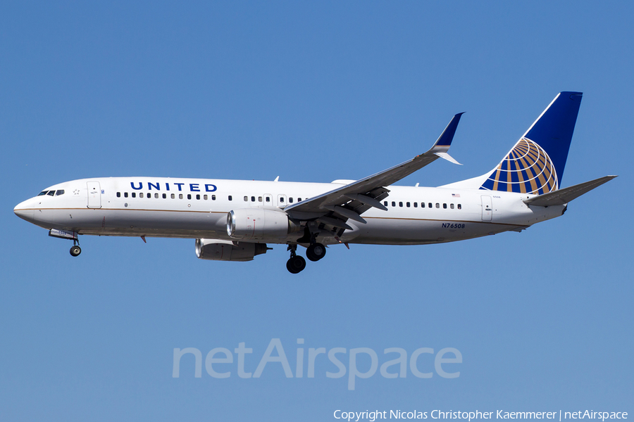 United Airlines Boeing 737-824 (N76508) | Photo 161203