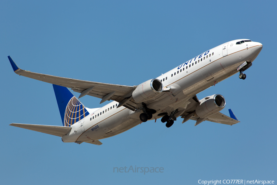 United Airlines Boeing 737-824 (N76515) | Photo 42708