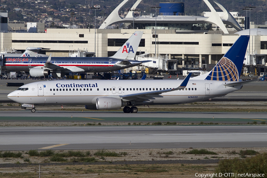 Continental Airlines Boeing 737-824 (N76522) | Photo 338575