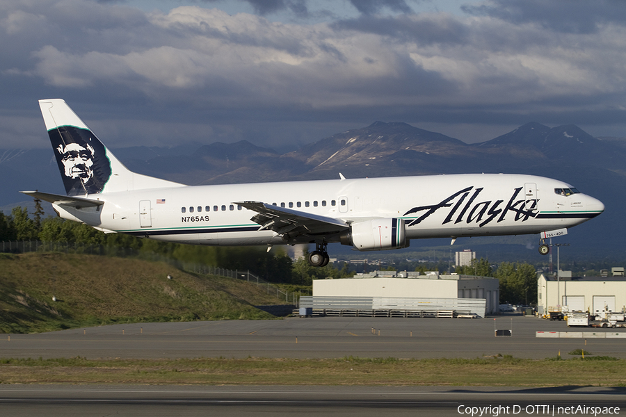 Alaska Airlines Boeing 737-4Q8(C) (N765AS) | Photo 363003