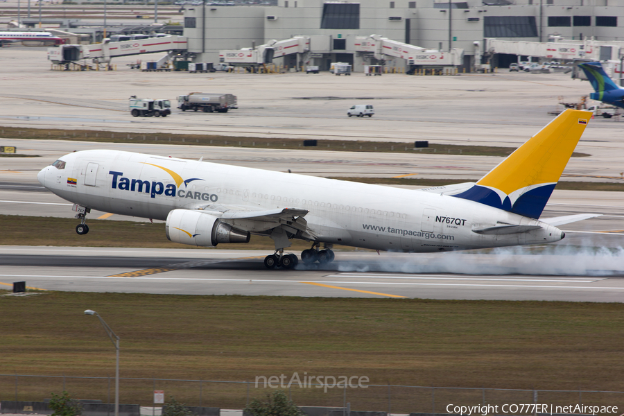 Tampa Cargo Boeing 767-241(ER)(BDSF) (N767QT) | Photo 19007