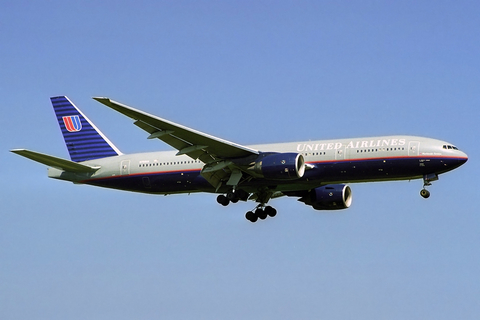 United Airlines Boeing 777-222 (N769UA) at  Frankfurt am Main, Germany