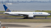 United Airlines Boeing 777-224(ER) (N77014) at  Tokyo - Haneda International, Japan