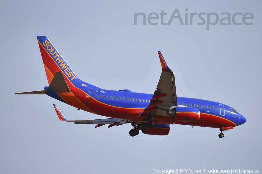 Southwest Airlines Boeing 737-7BD (N7702A) | Photo 135070