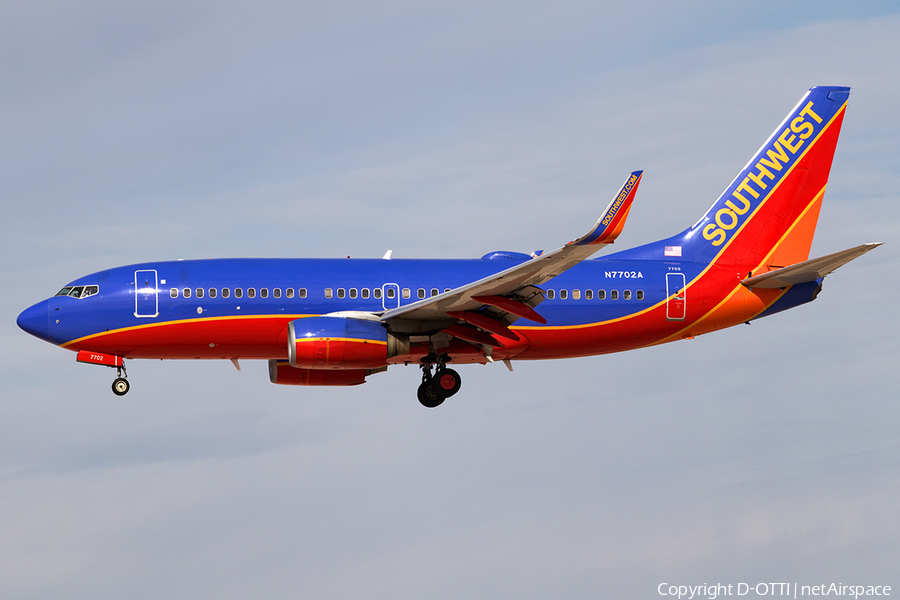 Southwest Airlines Boeing 737-7BD (N7702A) | Photo 137829