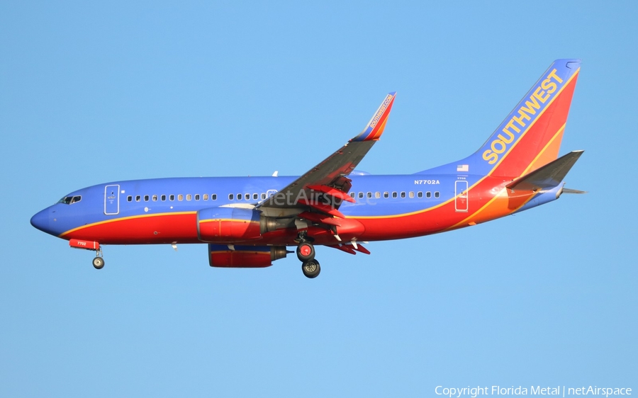 Southwest Airlines Boeing 737-7BD (N7702A) | Photo 355522