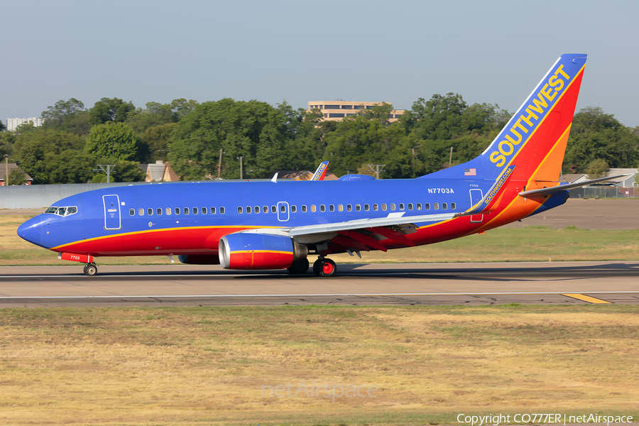 Southwest Airlines Boeing 737-76N (N7703A) | Photo 263598