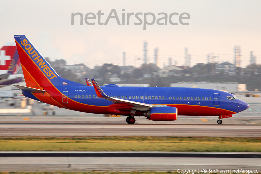 Southwest Airlines Boeing 737-76N (N7703A) | Photo 67710